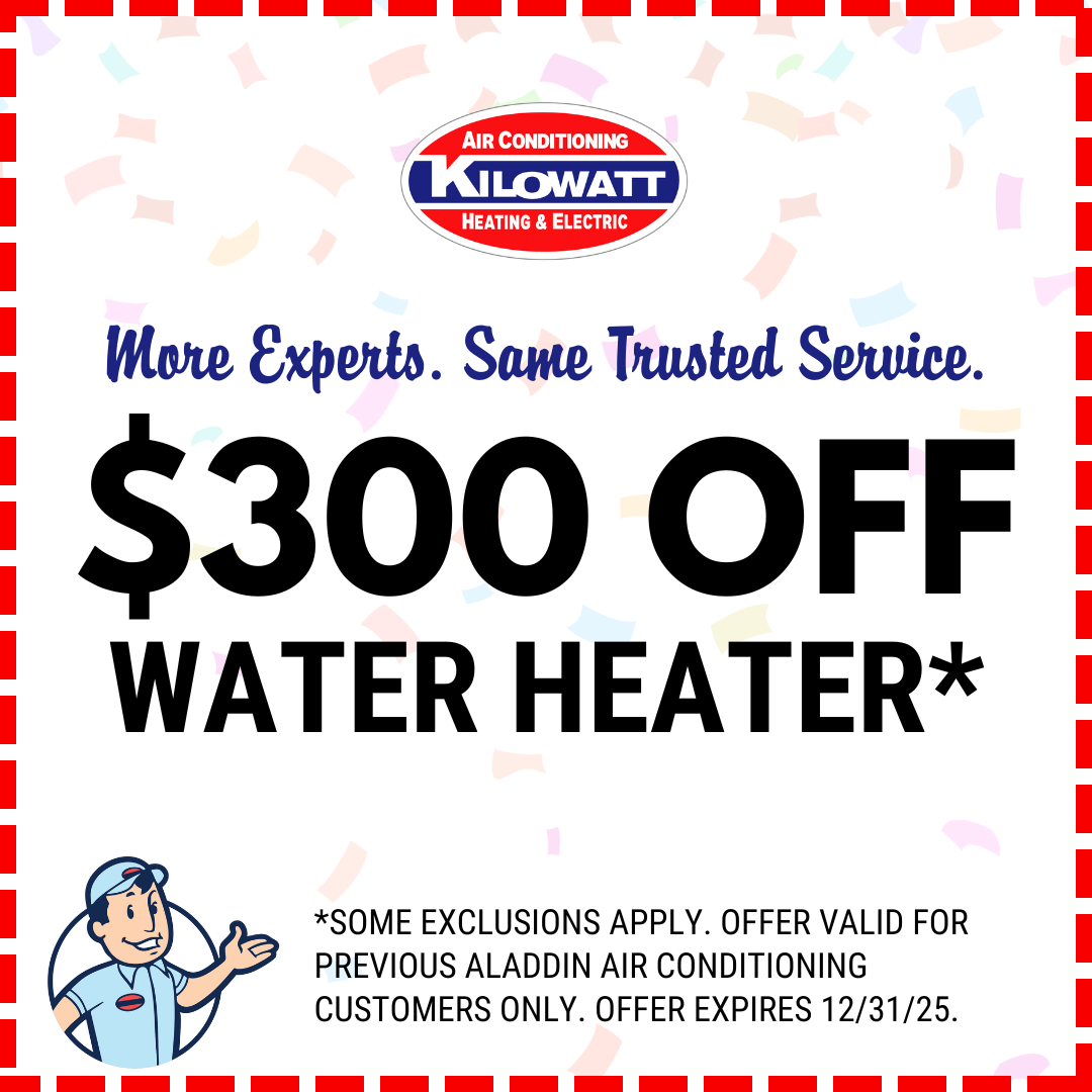 $300 OFF WATER HEATERS