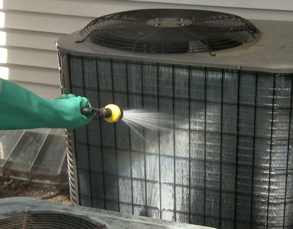 Cleaning AC Unit